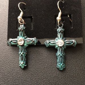 Cross earrings